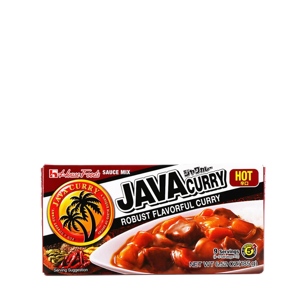 House Foods Java Curry Hot 6.52oz