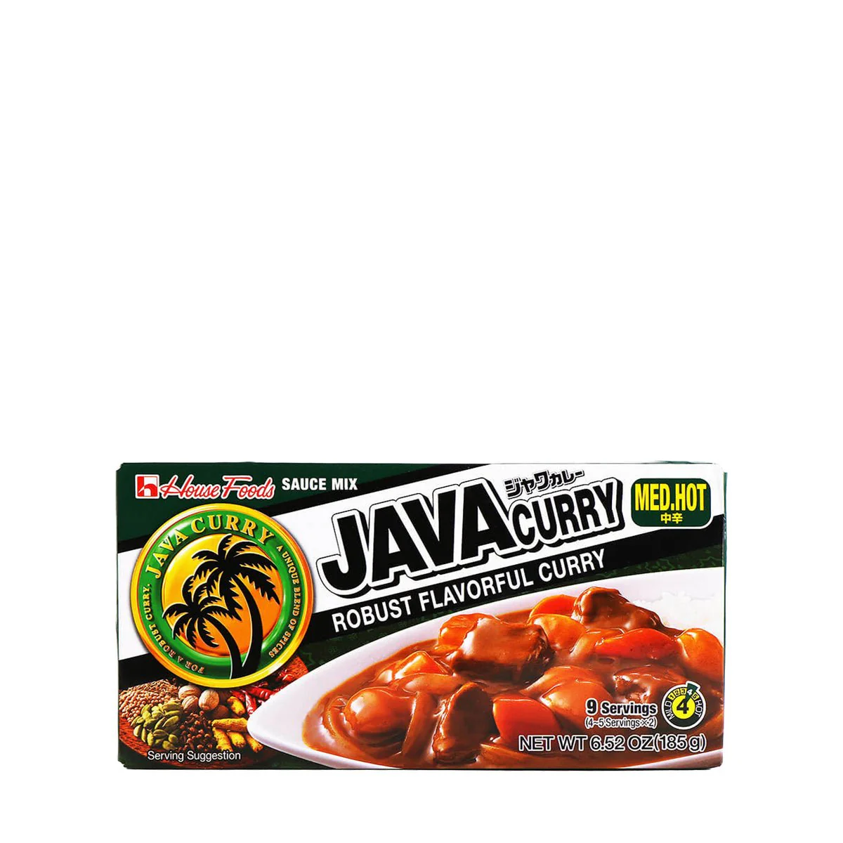 House Foods Java Curry Medium Hot 6.52oz