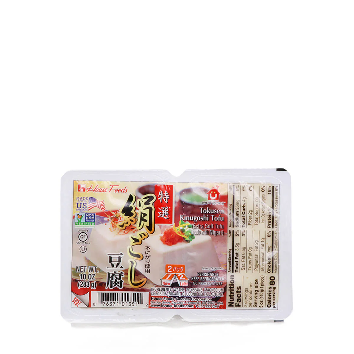 House Foods Tokusen Kinugosi Tofu Extra Soft 10oz