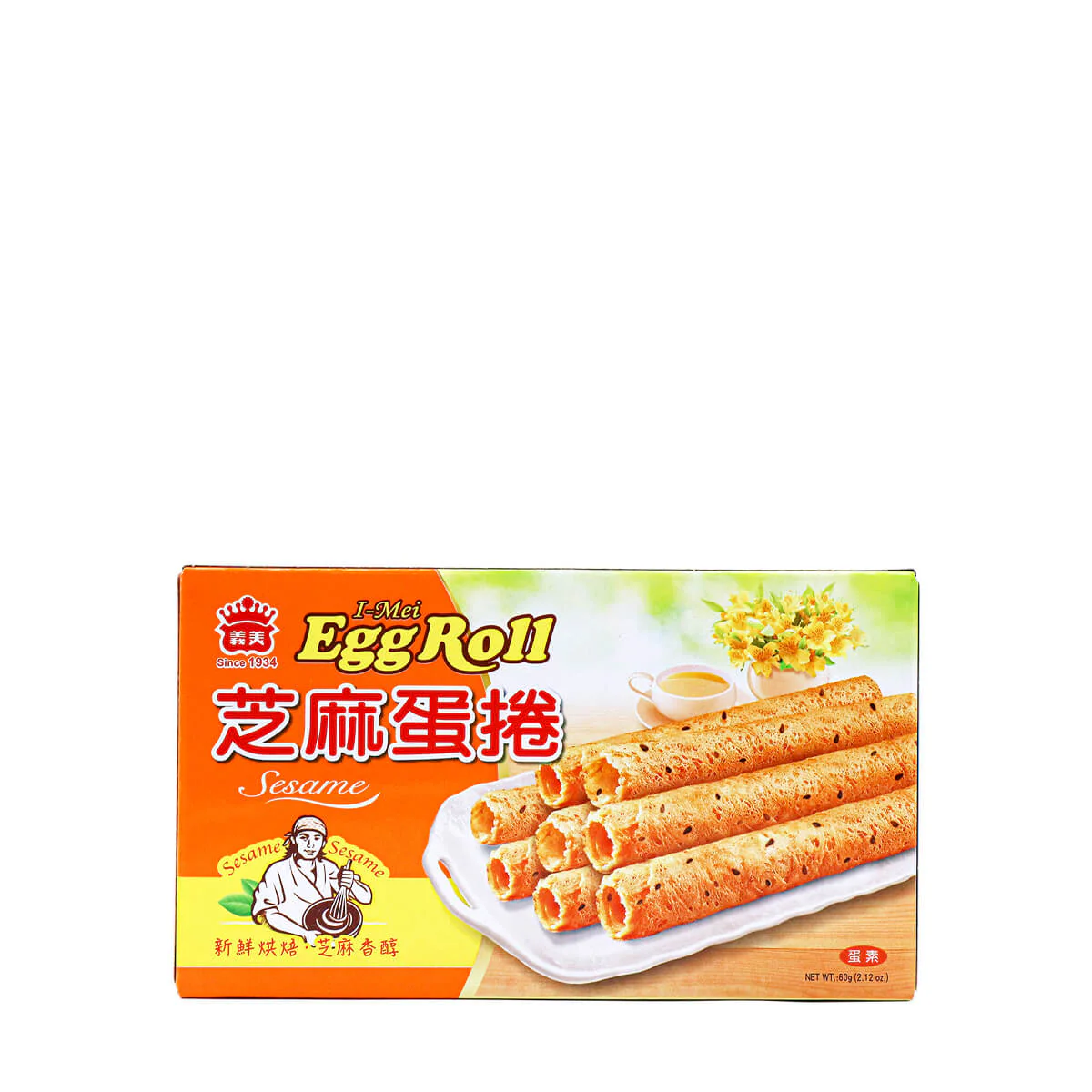 Imei Egg Roll Sesame Flavor 2.12oz