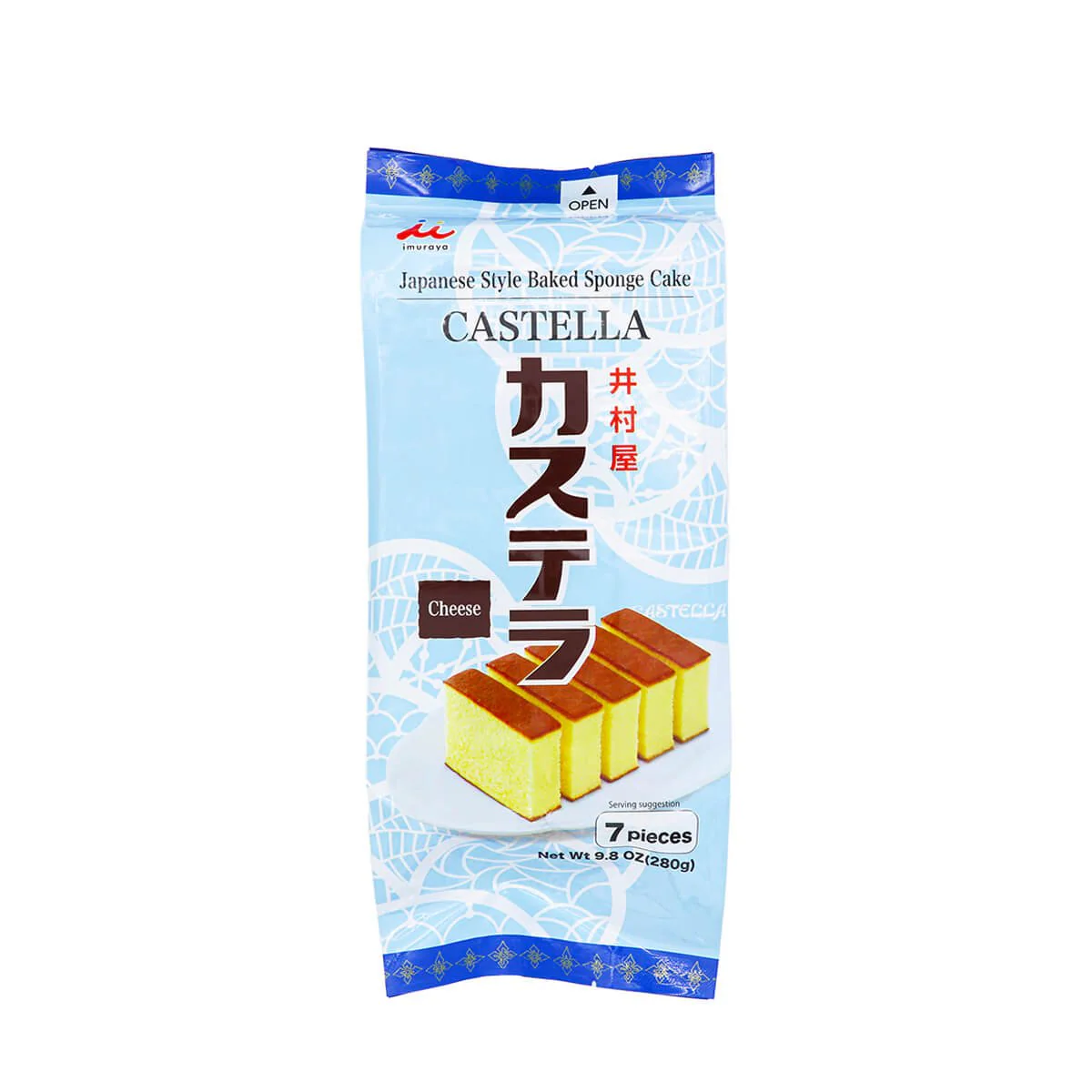 Imuraya Japanese Style Baked Sponge Cake Cheese Castella 9.8oz