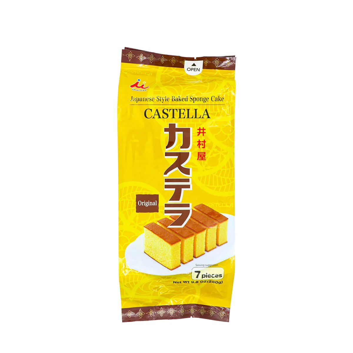 Imuraya Japanese Style Baked Sponge Cake Original Castella 9.8oz