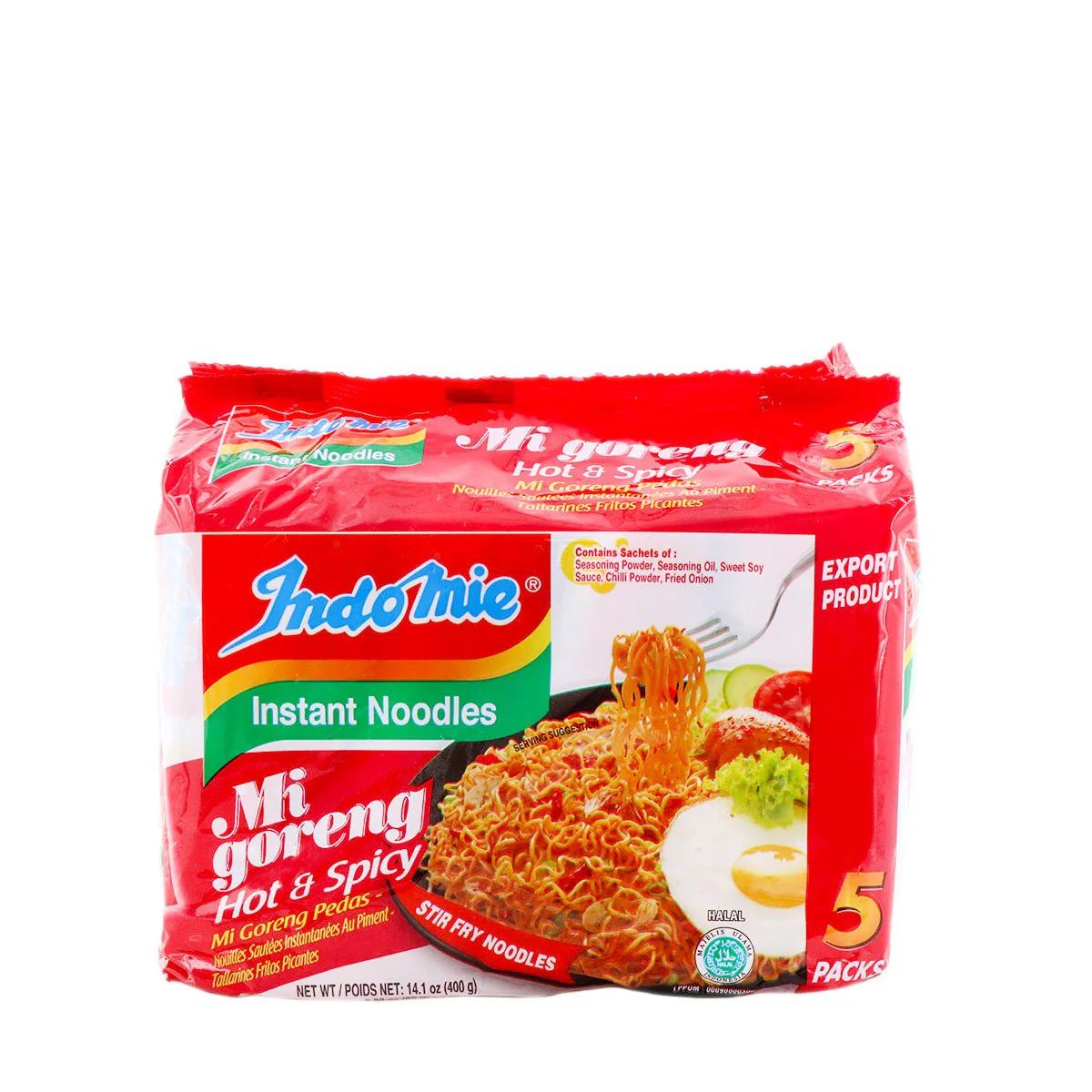 Indomie Mi Goreng Noodle Hot Spicy 14.1oz
