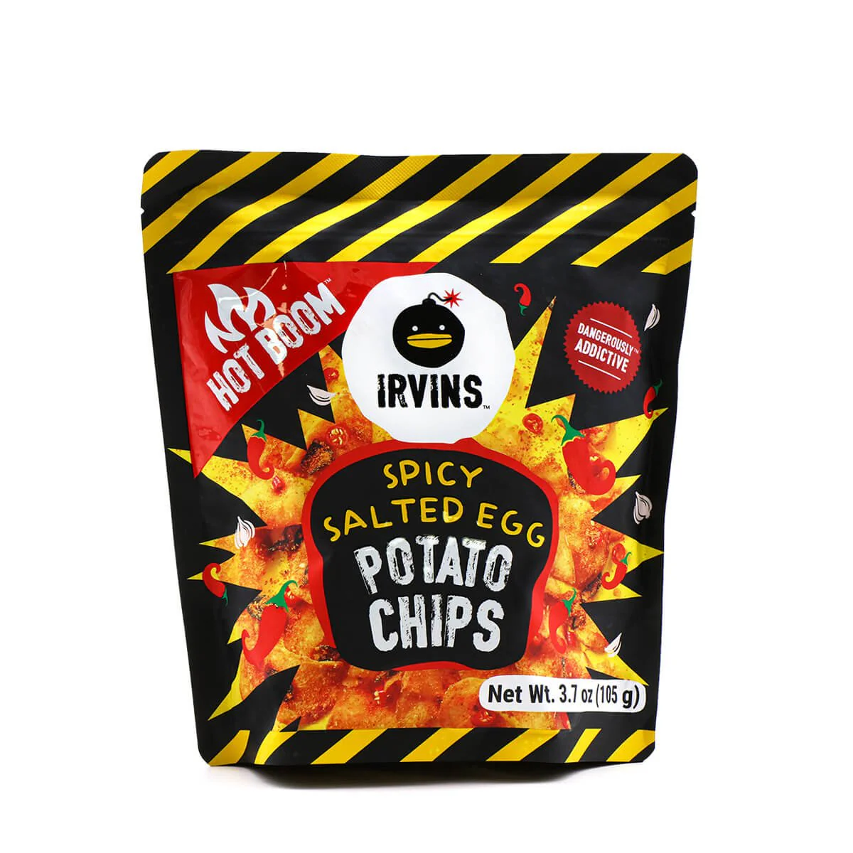 Irvins Spicy Salted Egg Potato Chips 3.7oz