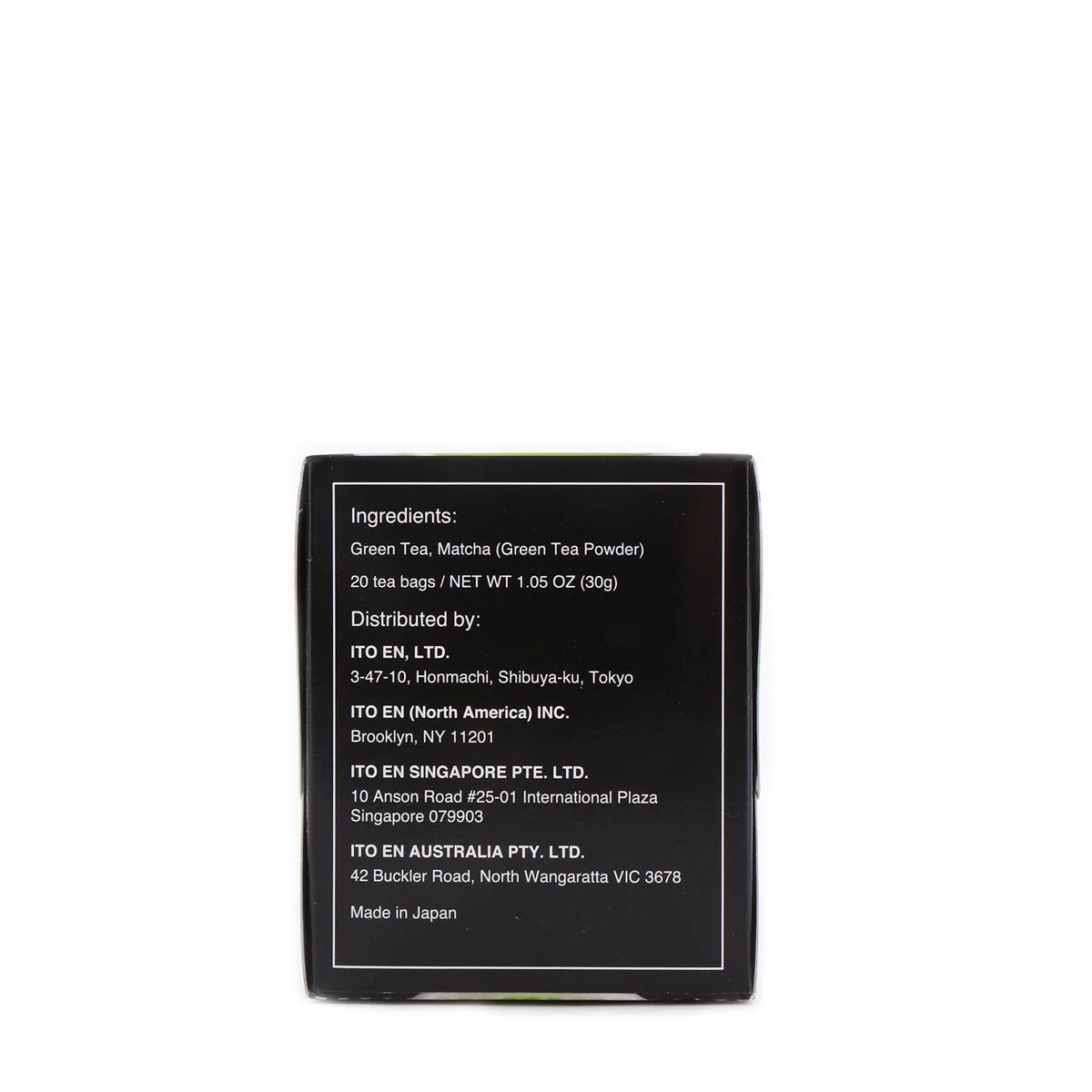 Ito En Matcha Green Tea Traditional 30g - Image 2