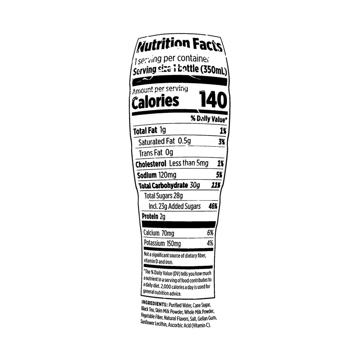 Ito En Black Milk Tea 11.8fl.oz - Image 2