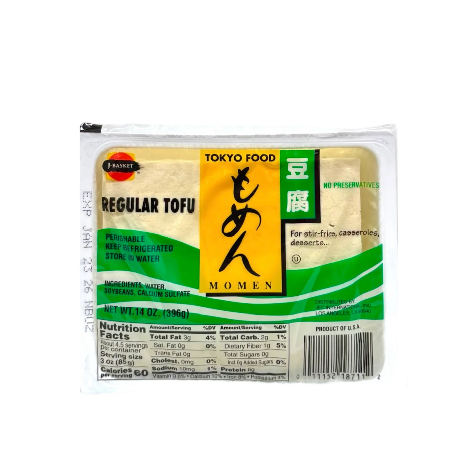 Jb Tokyo Food Regular Tofu 14Oz