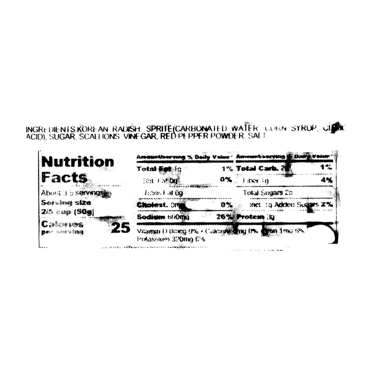 Jinga Spicy Radish Kimchi(S) 6oz - Image 2