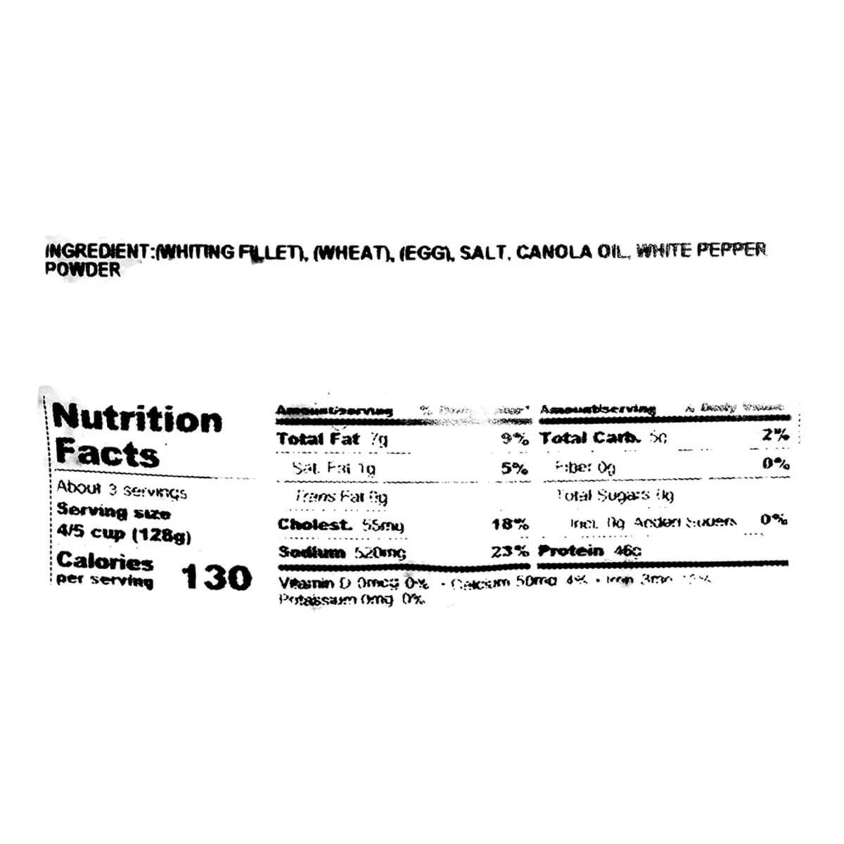 Jinga White Fish Pancakes 12oz - Image 2