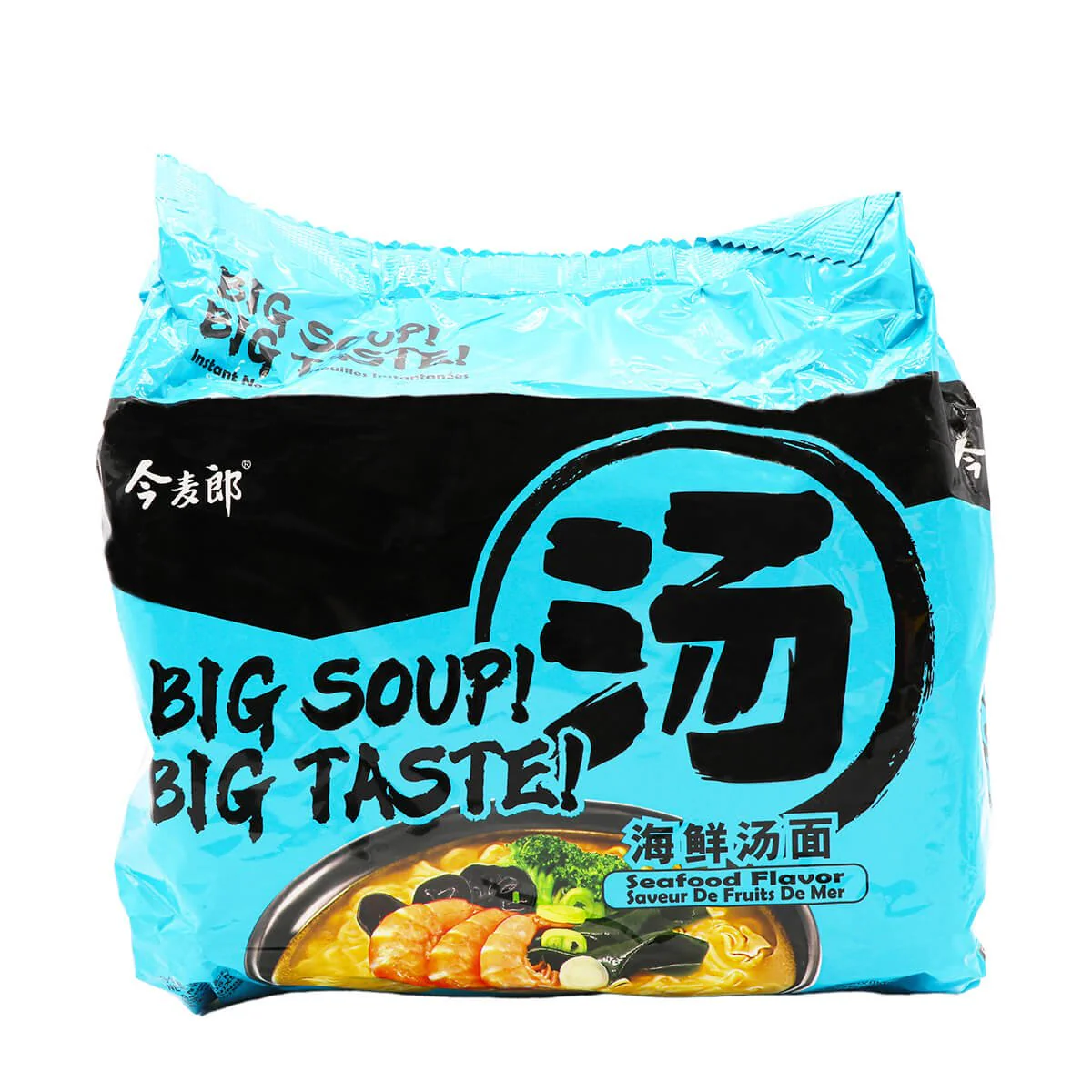 Jinmailang Instant Noodle Seafood Flavor 5 packs x 140g