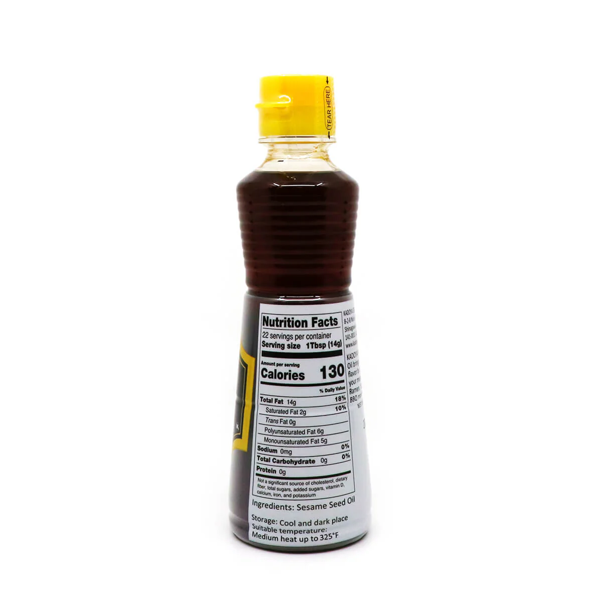 Kadoya Pure Sesame Oil 11oz - Image 2