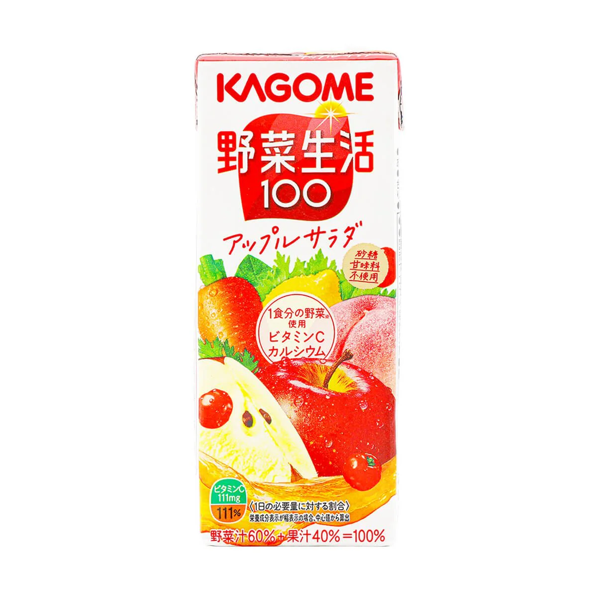 Kagome Yasaiseikatsu 100 Apple 6.76fl.oz