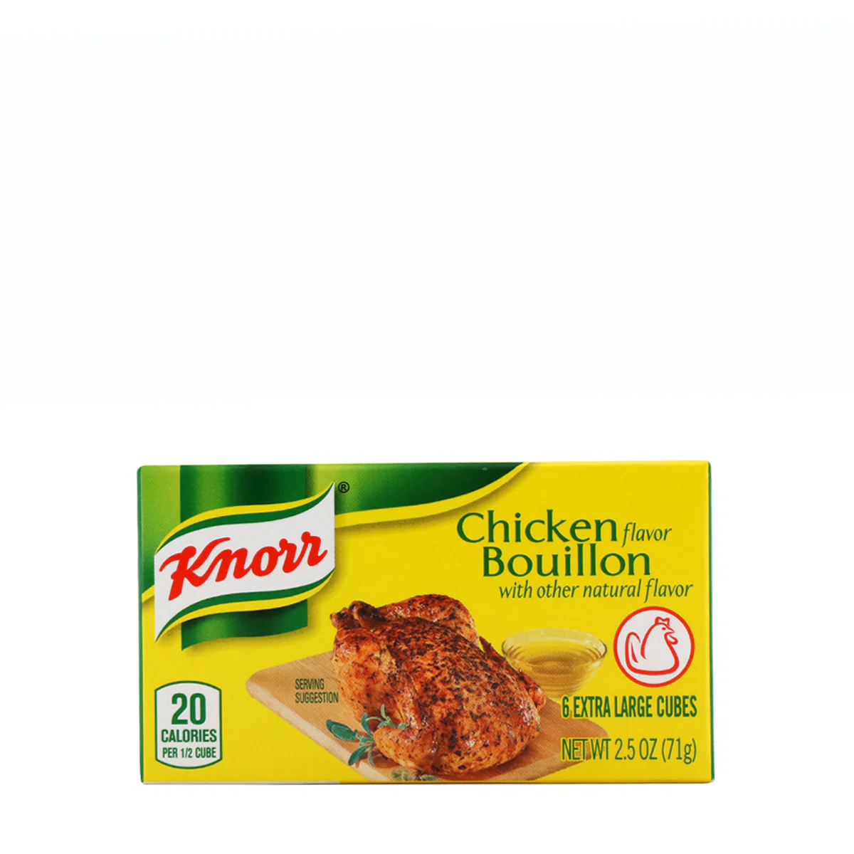 Knorr Chicken Flavor Bouillon with Other Natural Flavor 8 Cubes 3.1oz