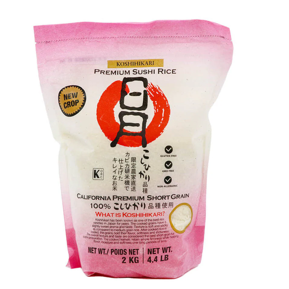 Koshihikari Premium Sushi Rice 4.4lb