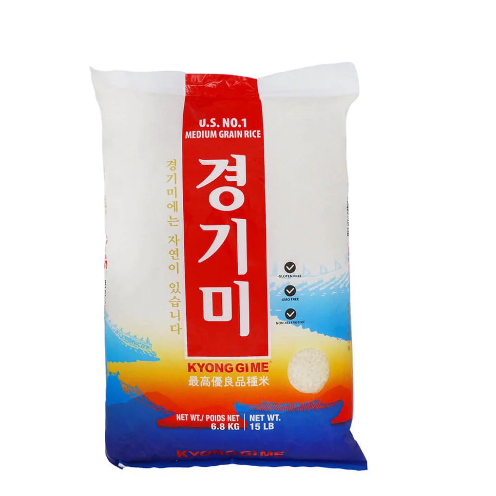 Kyong Gi Mi Medium Grain Rice 15lb