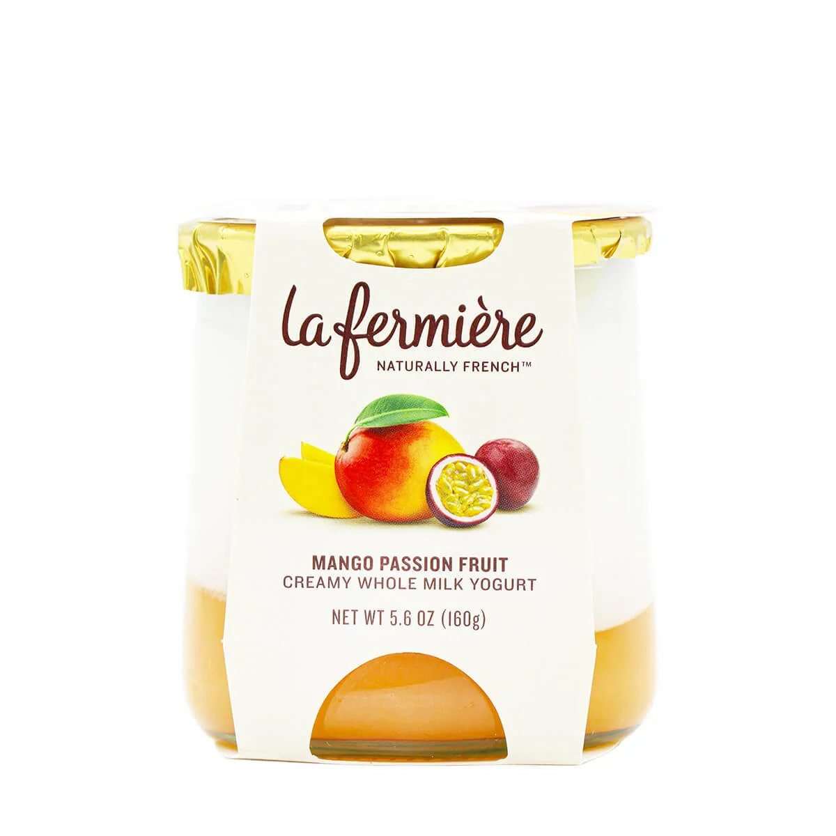 La Fermiere Mango Passion Fruit Creamy Whole Milk Yogurt 5.6oz