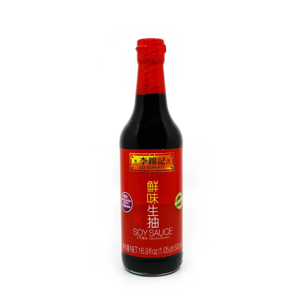Lee Kum Kee Soy Sauce (No Preservatives Added) 16.9floz