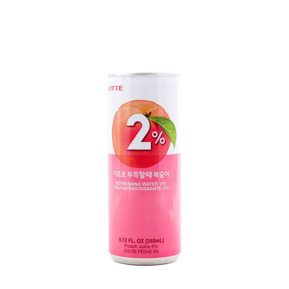 Lotte 2% Refreshing Water 8.12oz