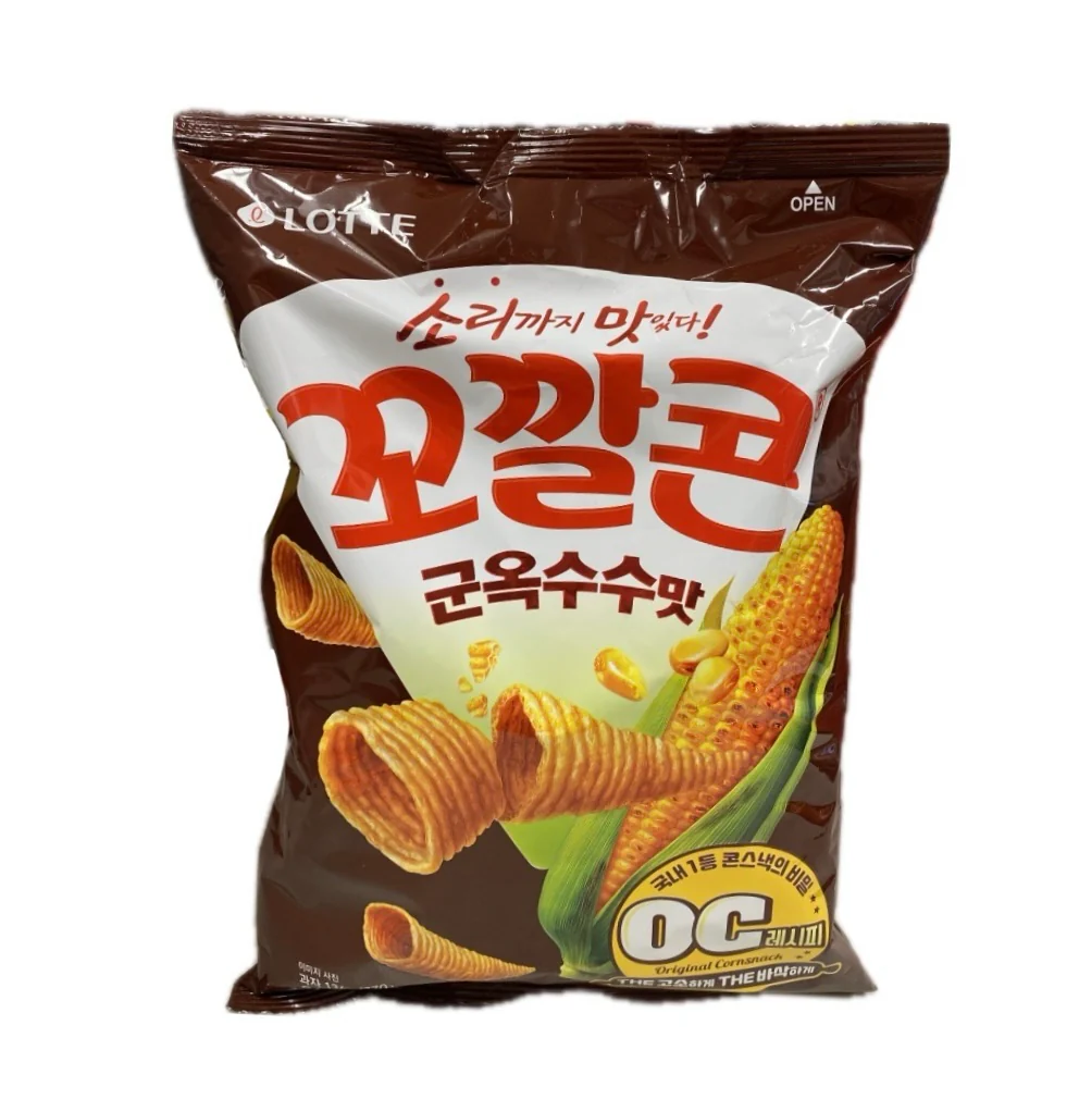 Lotte Corn Snack Bbq 144G