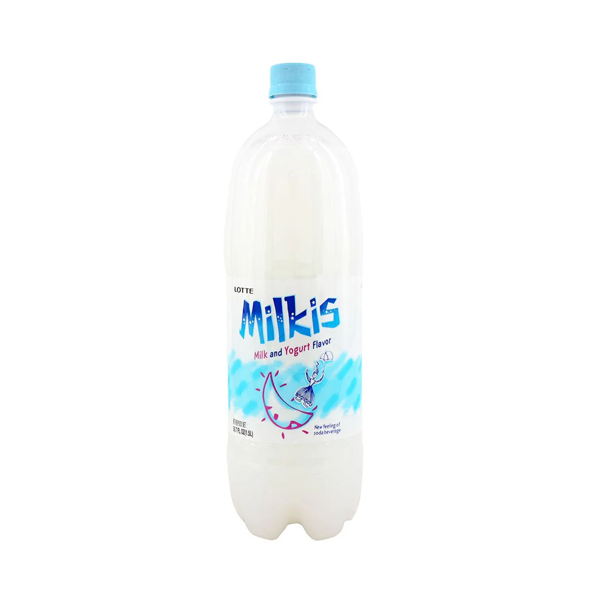 Lotte Milkis Carbonated Drink Milk & Yogurt Flavor 1.5L