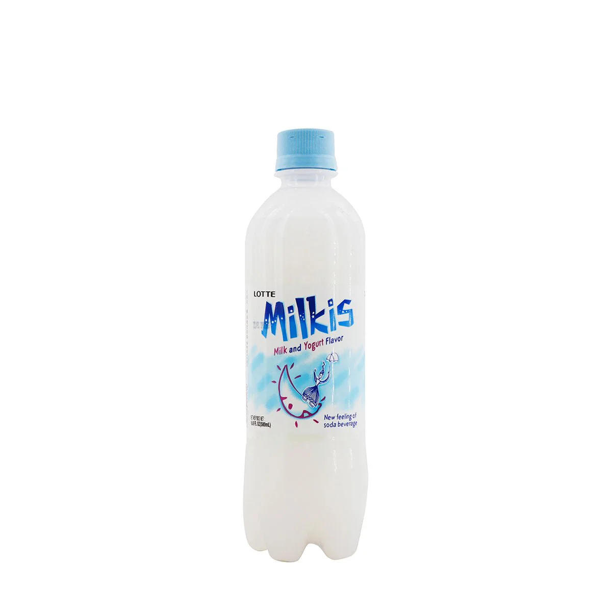 Lotte Milkis Carbonated Drink Milk & Yogurt Flavor 16.9oz