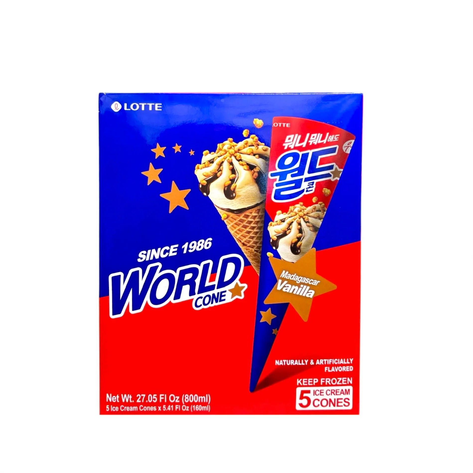 Lt World Cone Vanilla 5/160ml