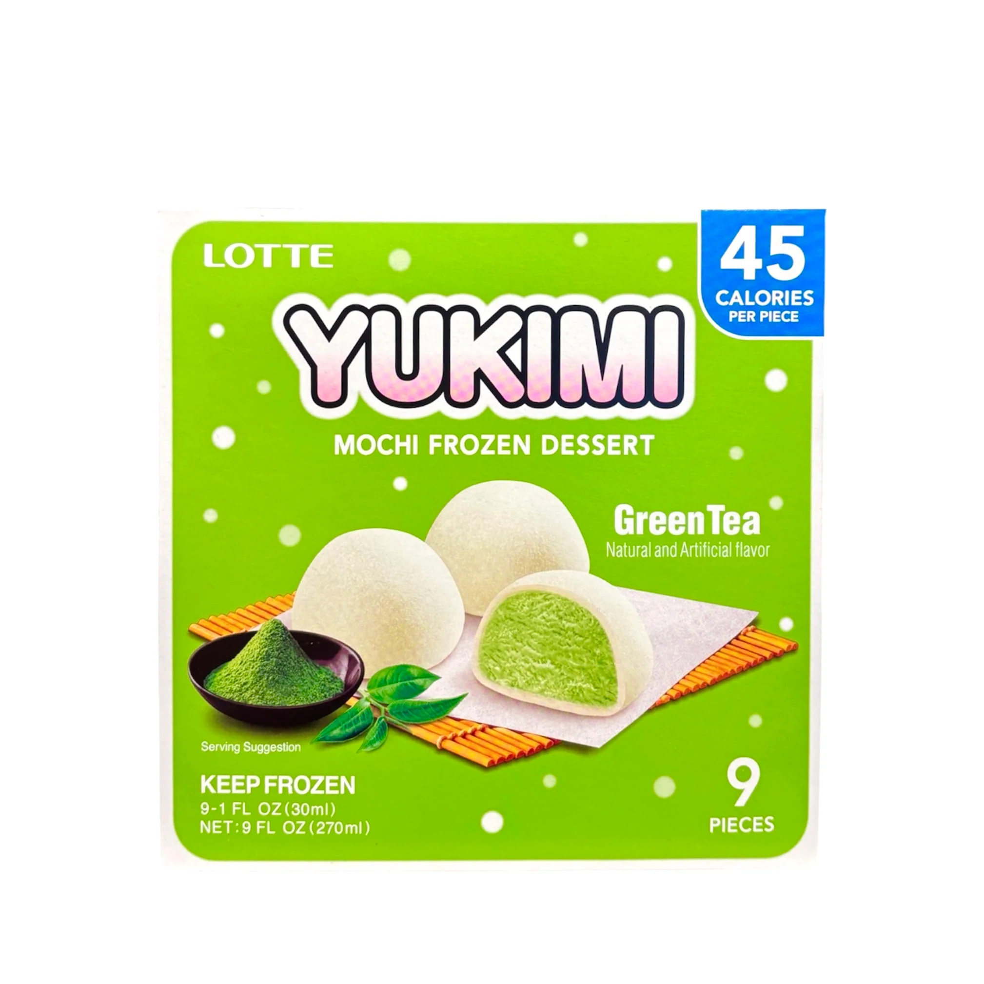 Lt Yukimi Mochi Ice Greentea 9/270Ml