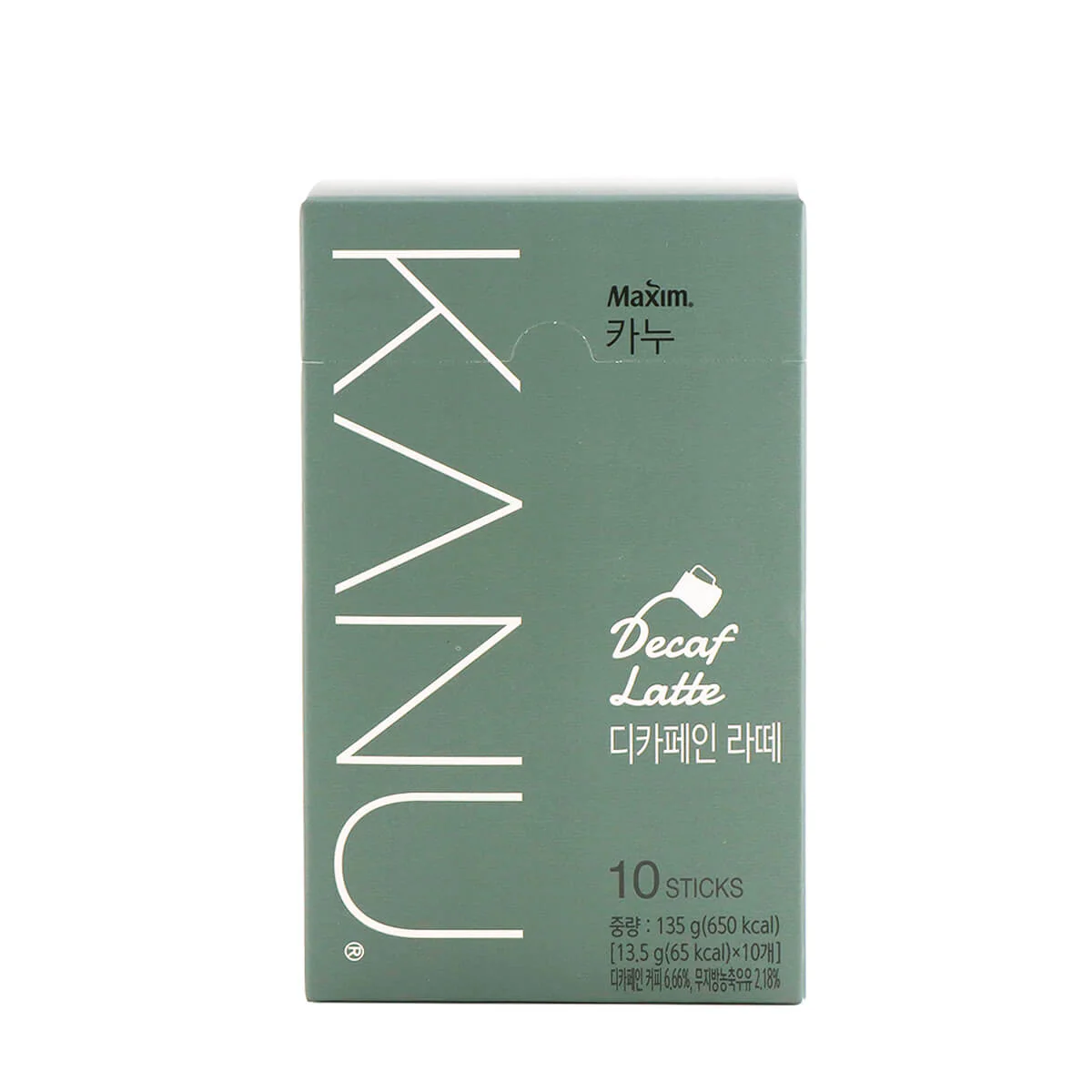 Maxim Kanu Decaf Latte 10 Sticks x 13.5g