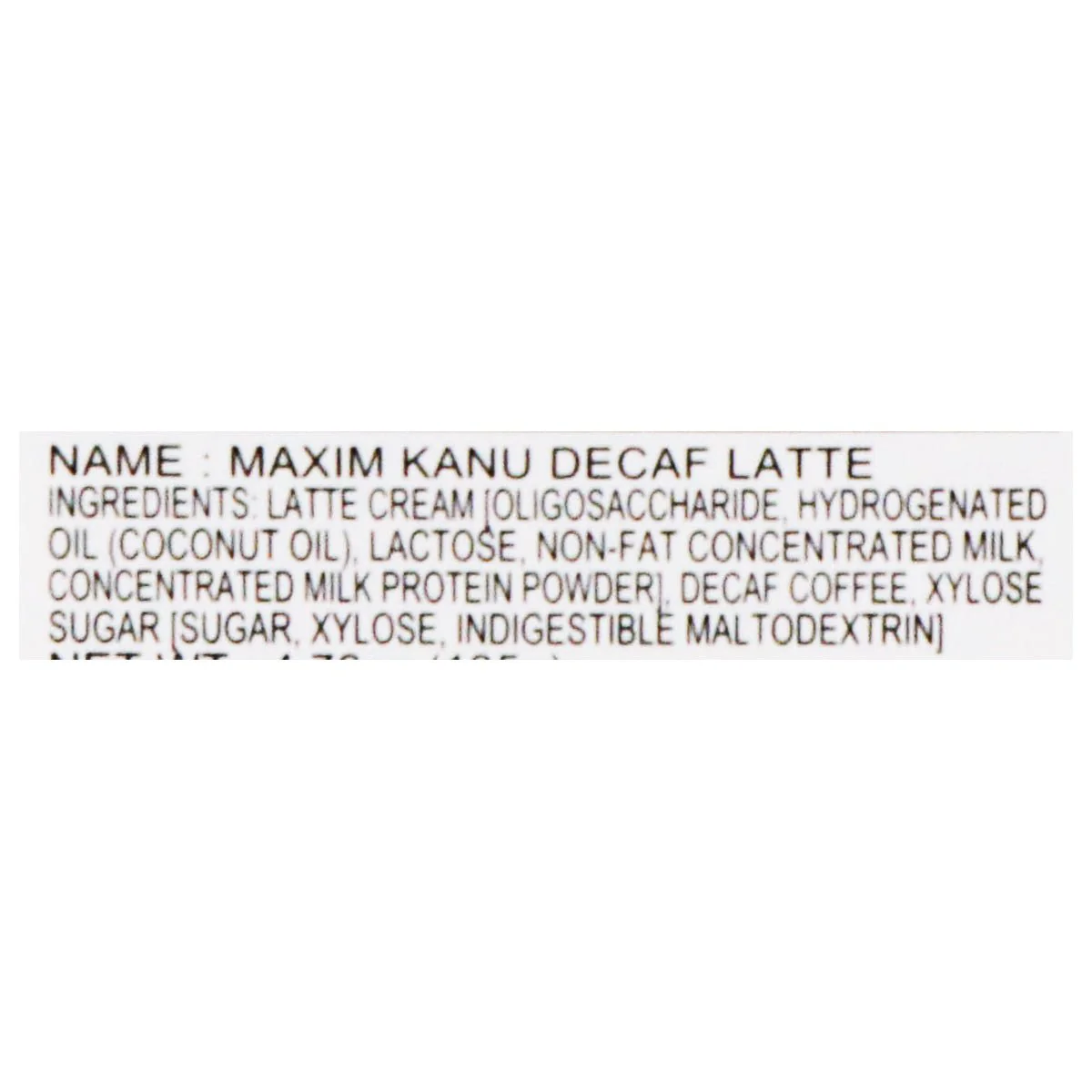 Maxim Kanu Decaf Latte 10 Sticks x 13.5g - Image 3