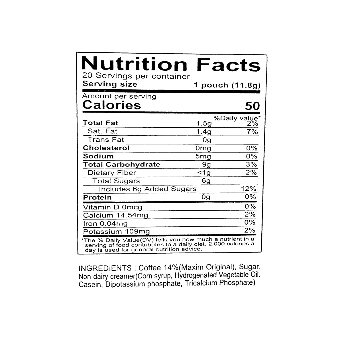 Maxim Original Coffee Mix 20 Sticks, 236g - Image 2
