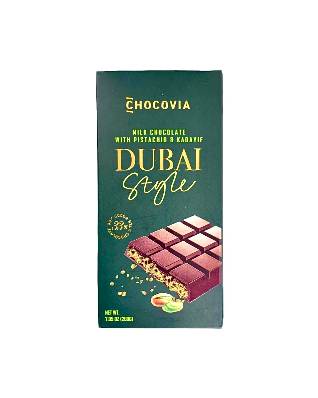 Milk Chocolate W/ Pistacho Dubai 7.05Oz