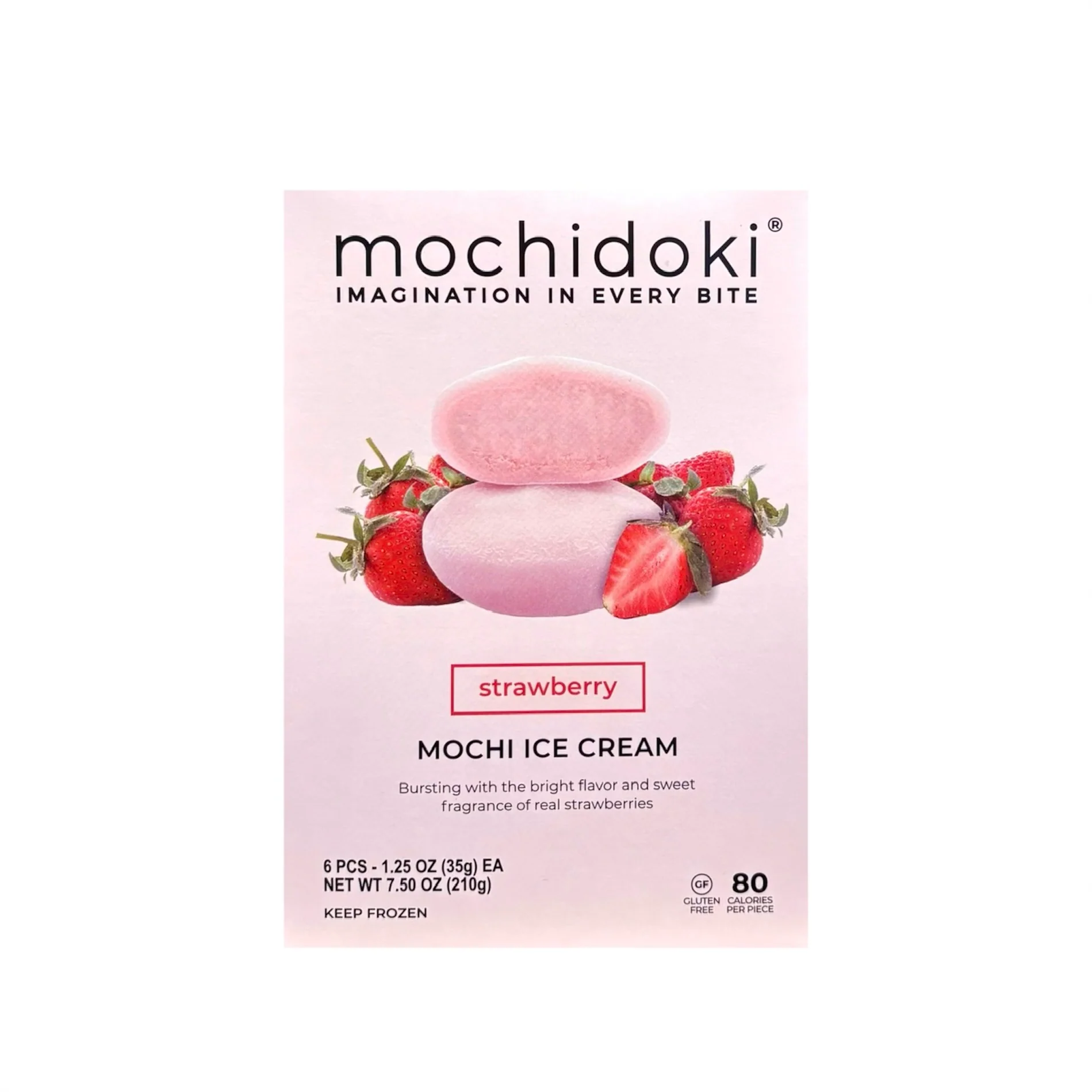 Mki Mochi Ice Cream Strawberry 7.5Oz
