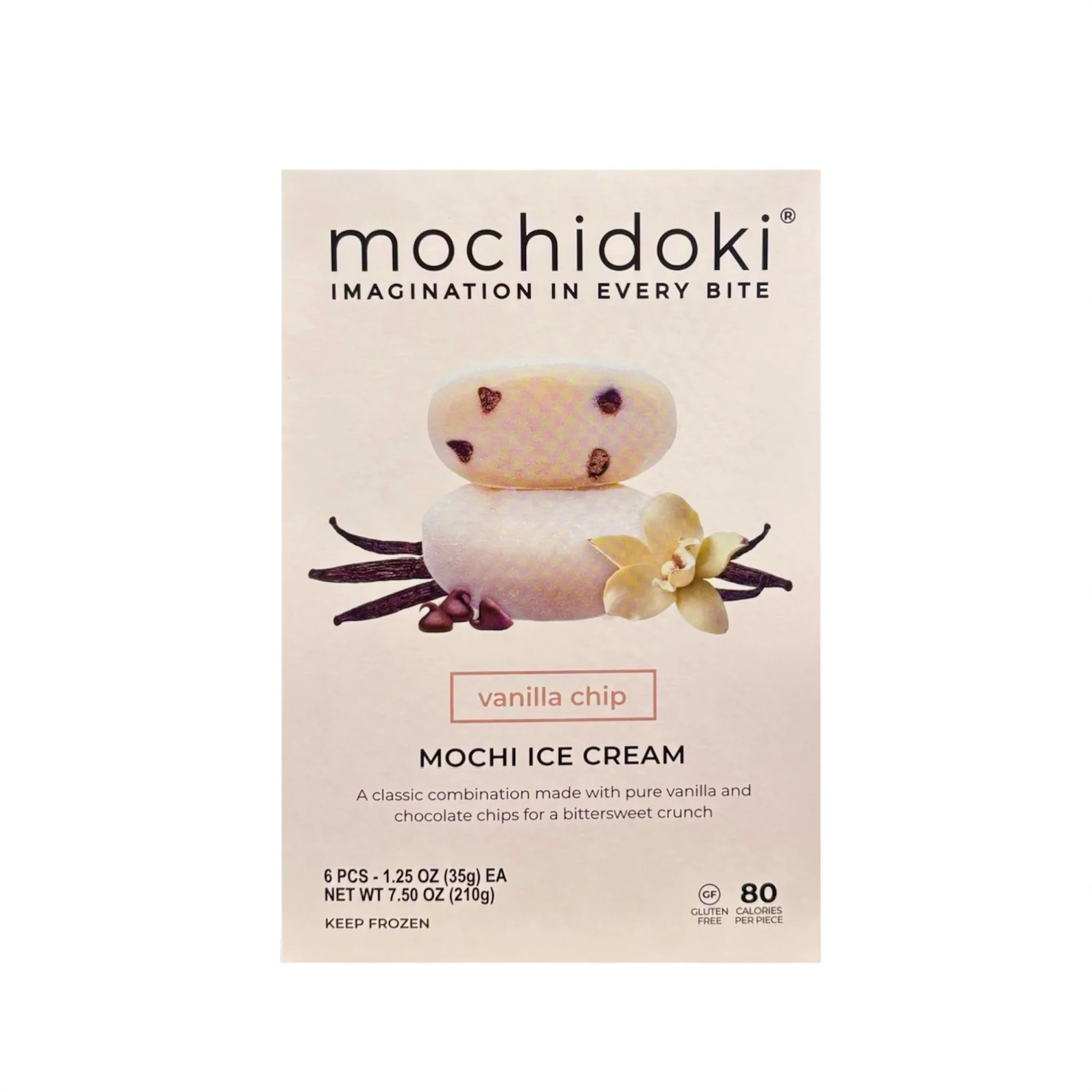 Mki Mochi Ice Cream Vanilla Chip 7.50Oz