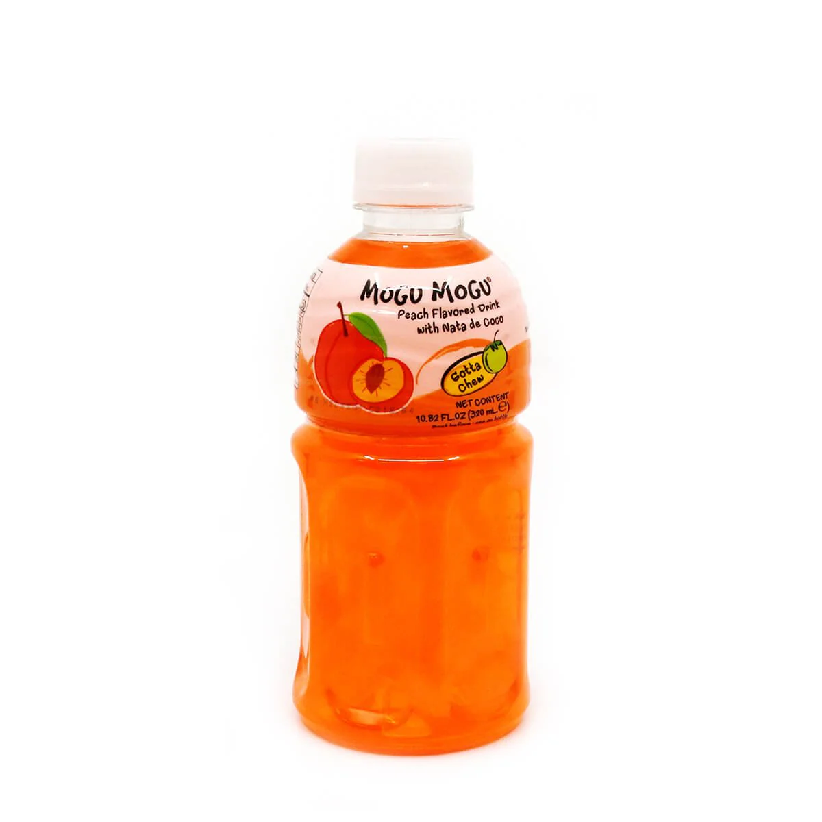 Mogu Mogu Peach Juice with Nata De Coco 320ml
