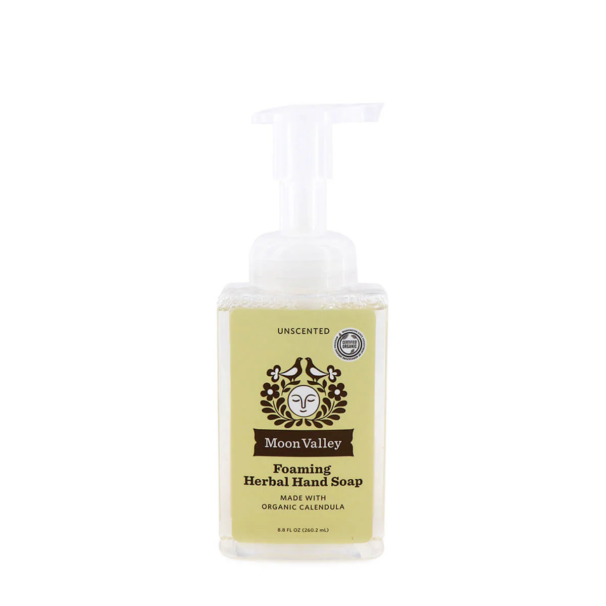 Moon Valley Organics Foaming Herbal Hand Soap Unscented 8.8fl.oz
