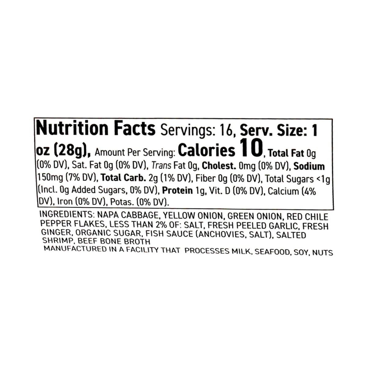 Mother in Law's Kimchi House Napa Cabbage 16fl.oz - Image 2