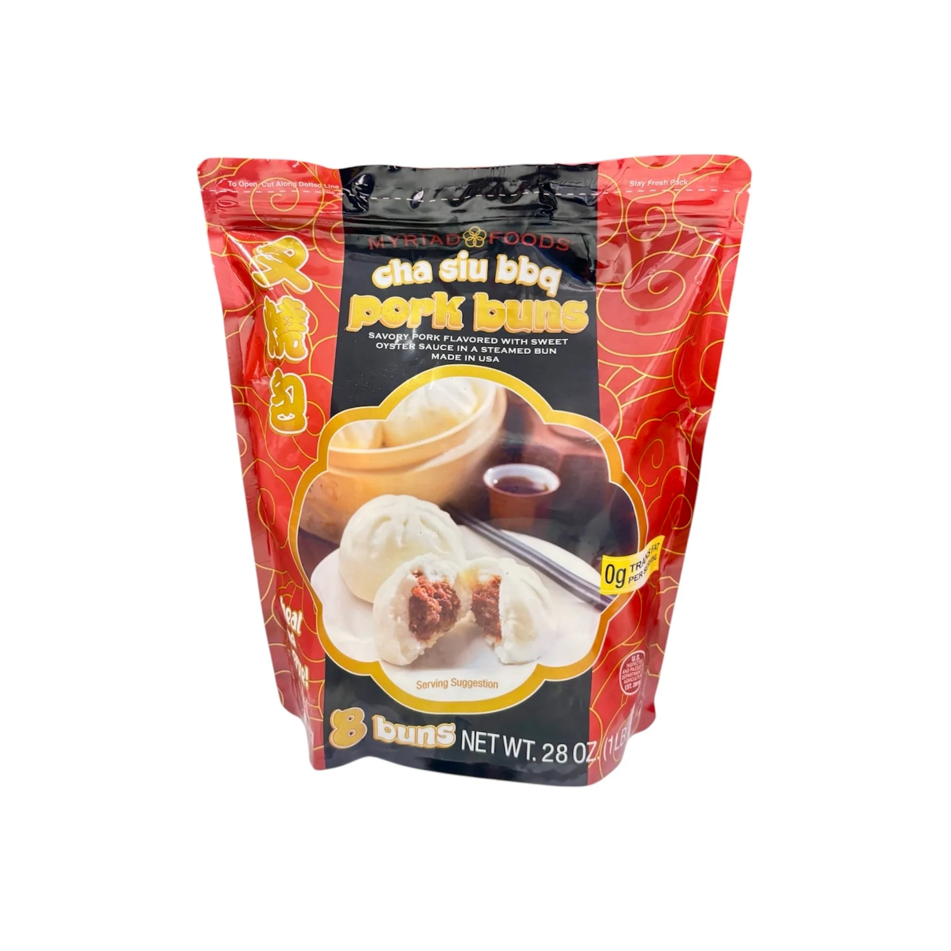 Myriad Cha Siu Pork Buns 28Oz