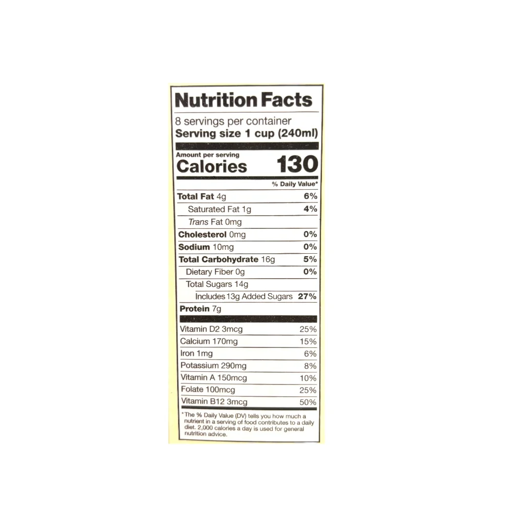 Natures Sweetened Soy Milk 1.89L - Image 2