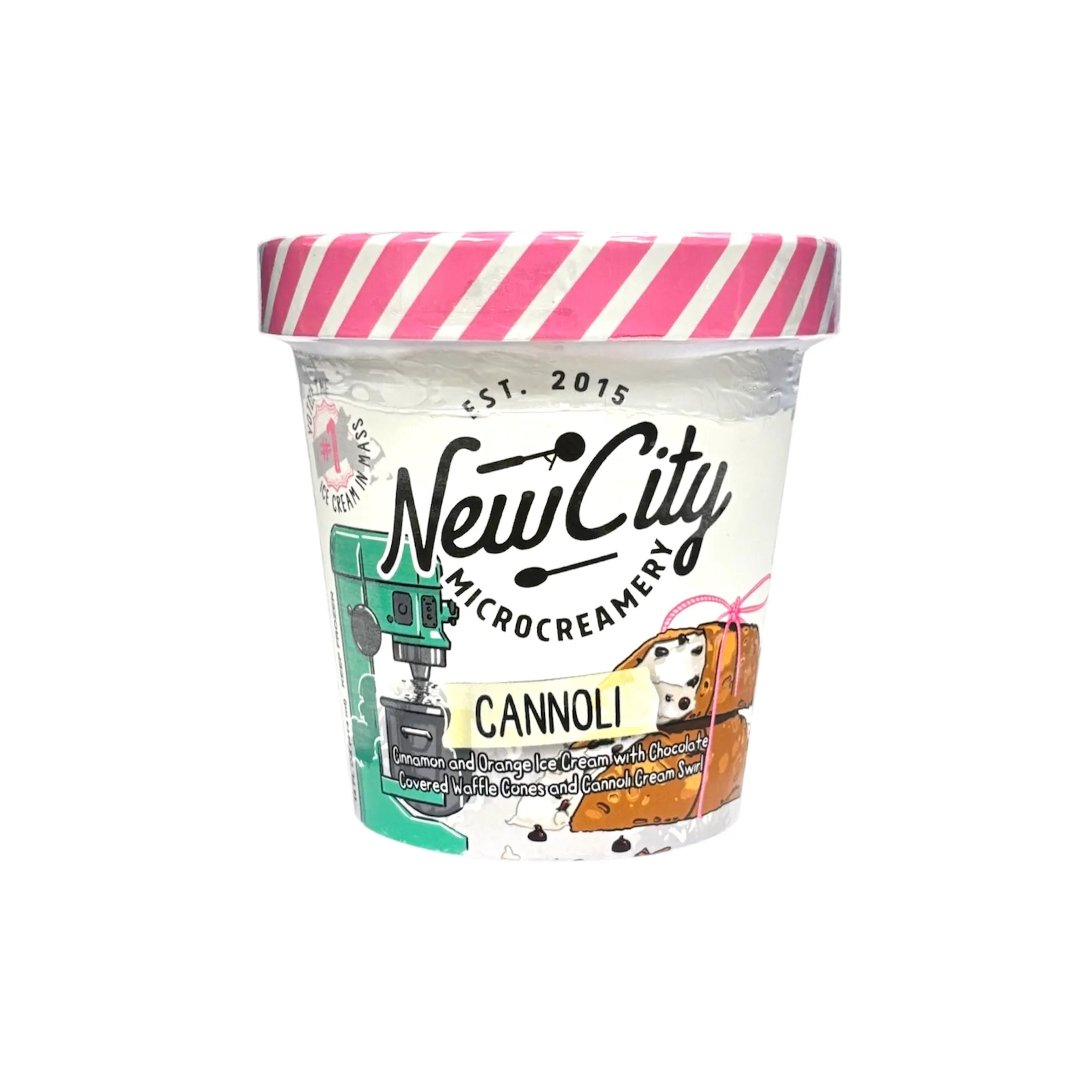 New City Cannoli Ice Cream 14Oz