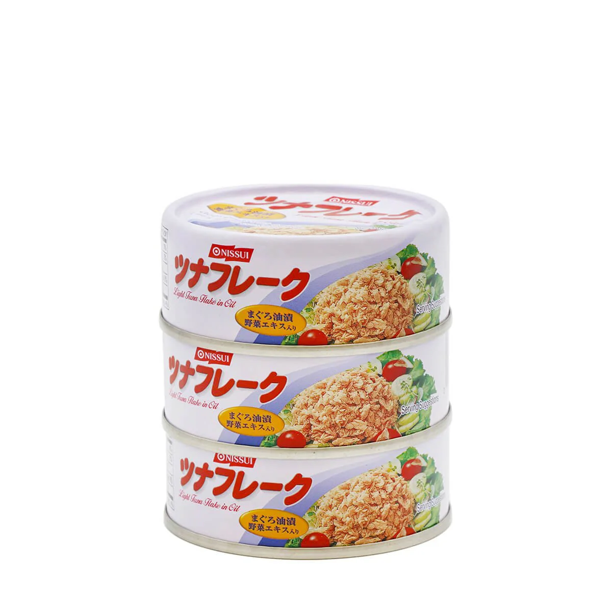 Nissui Light Tuna Flake in Oil 80g x 3 pcs