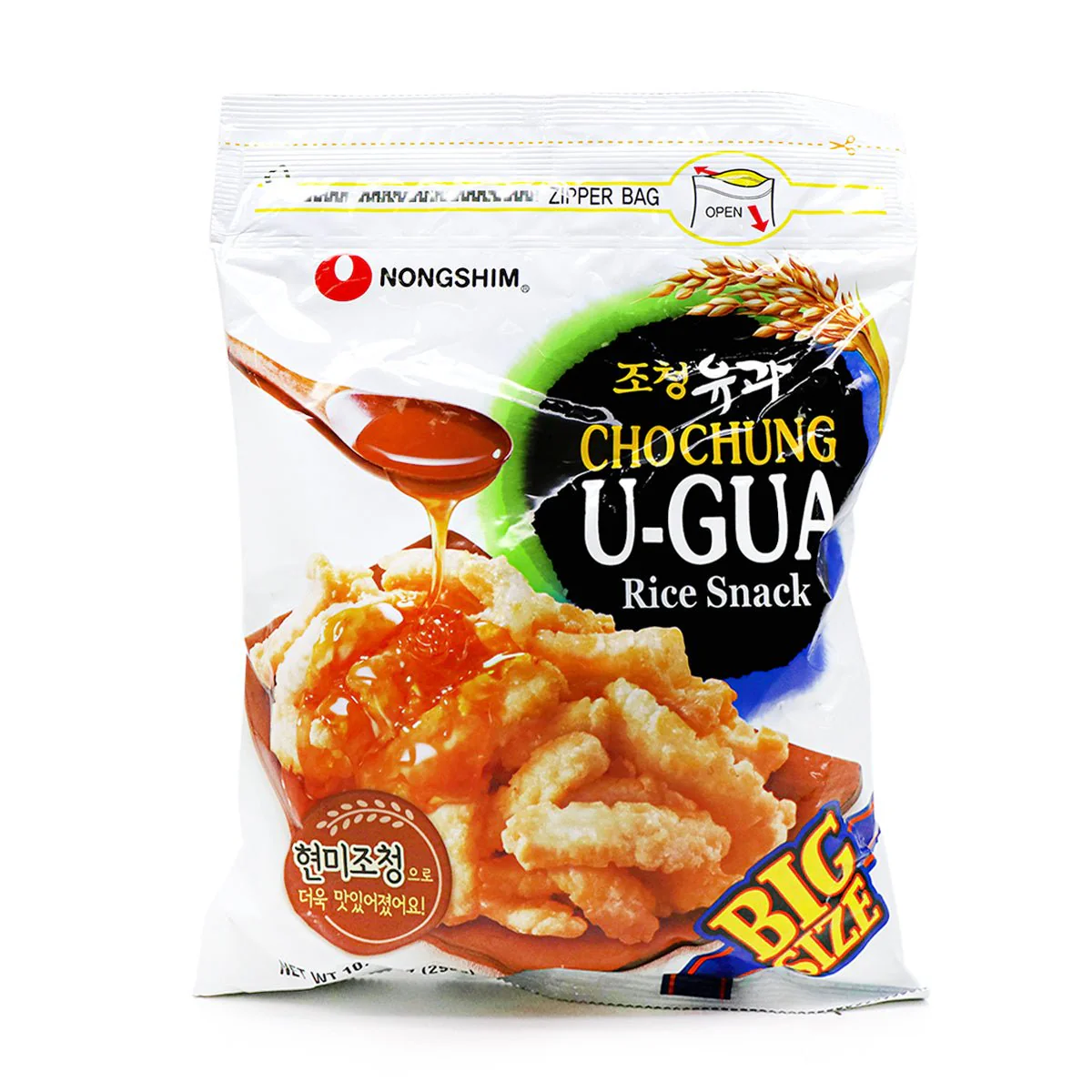 Nongshim Cho Chung U-Gua Rice Snack Big Size 10.23oz
