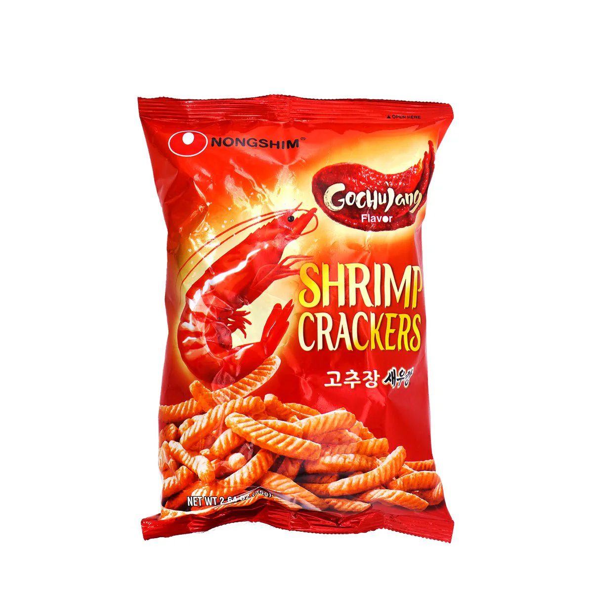 Nongshim Gochujang Flavor Shrimp Crackers 2.64oz