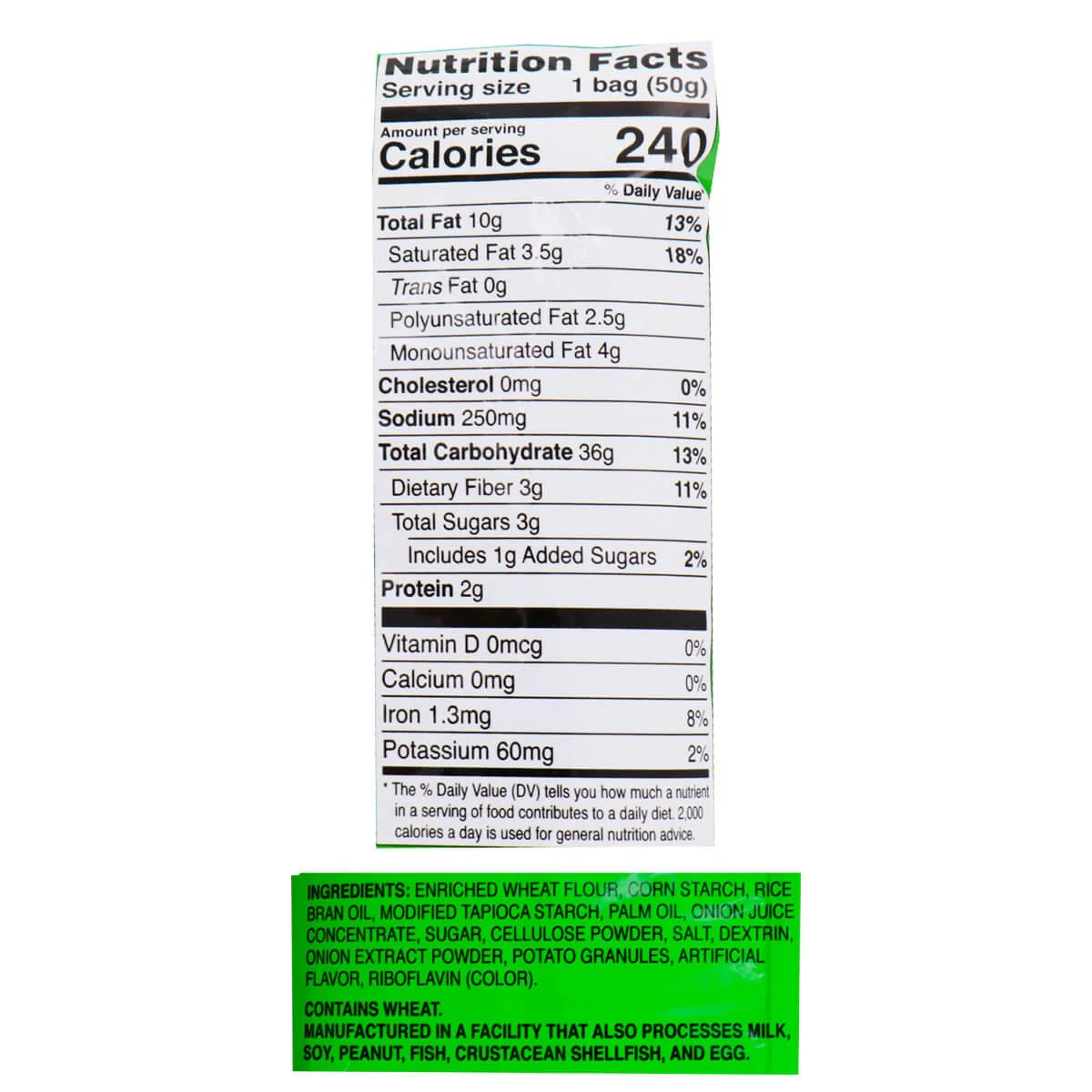 Nongshim Onion Ring Snack 1.76oz - Image 2