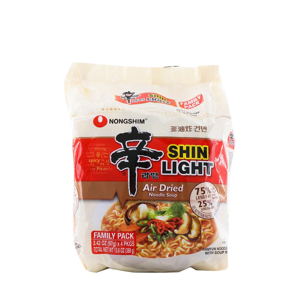 Nongshim Shin Light Air Dried Ramyun 13.6oz