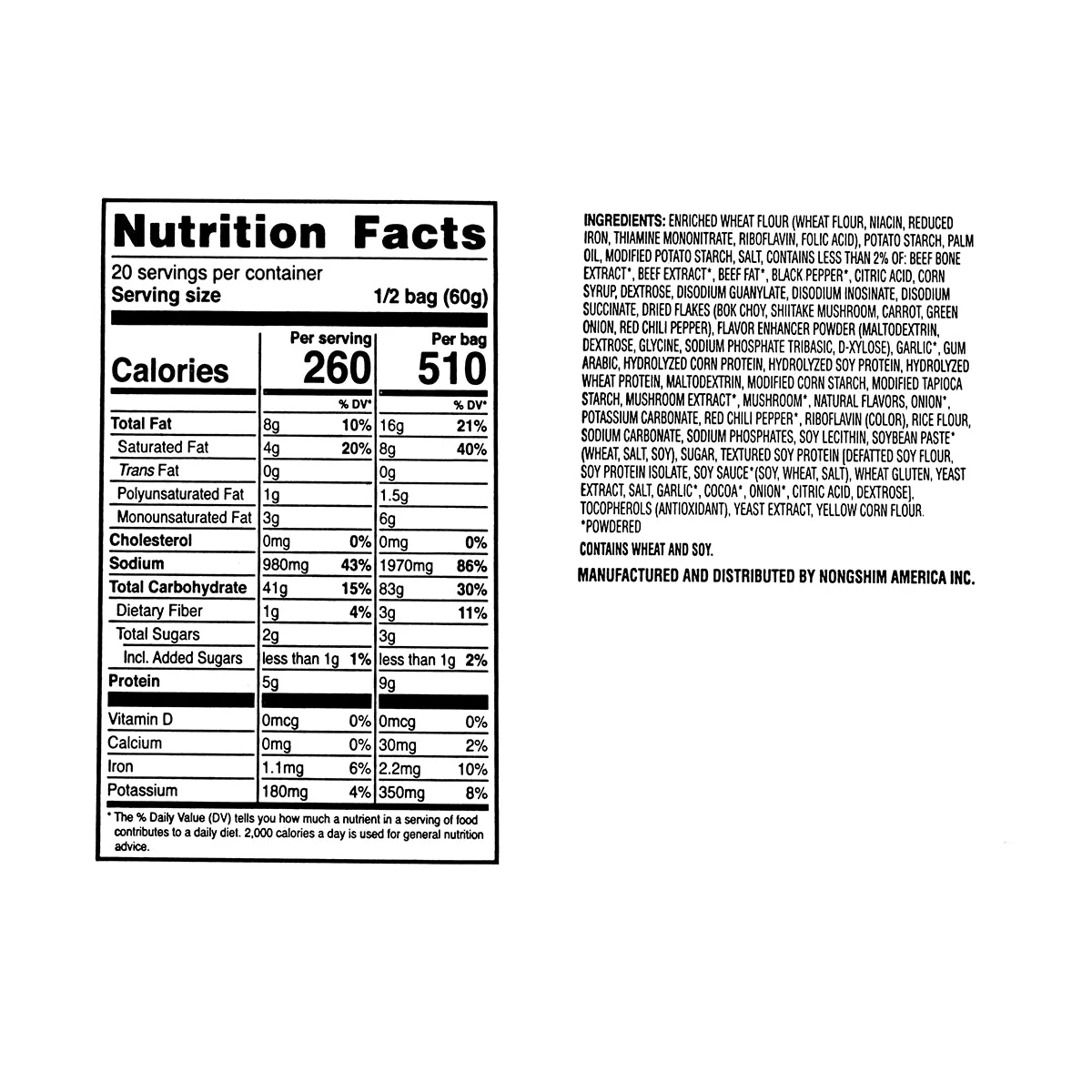 Nongshim Shin Ramyun Noodle Soup 120g X 10P, 1.2Kg - Image 2