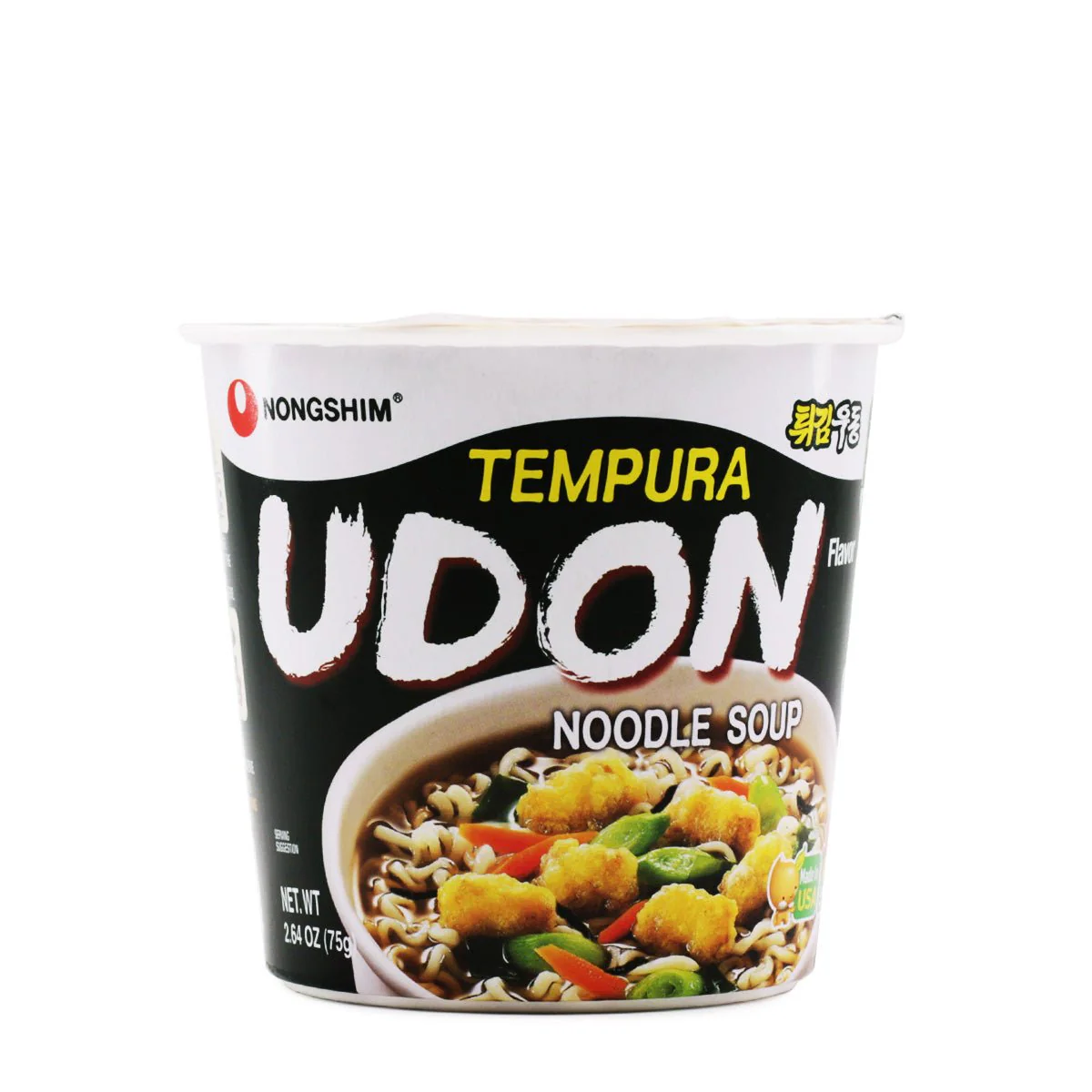 Nongshim Tempura Udon Flavor Noodle Soup (Small Cup) 2.64oz