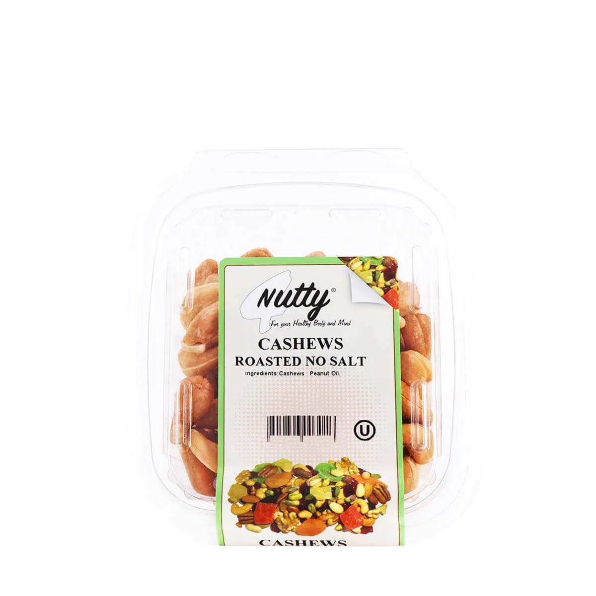 Nutty Cashews Roasted No Salt 8oz