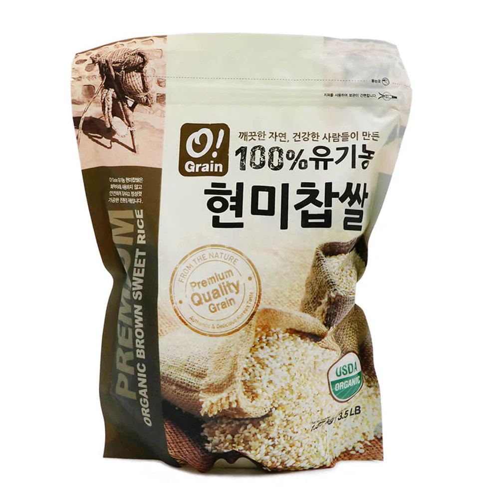 O! Grain Premium Organic Brown Sweet Rice 3.5lb