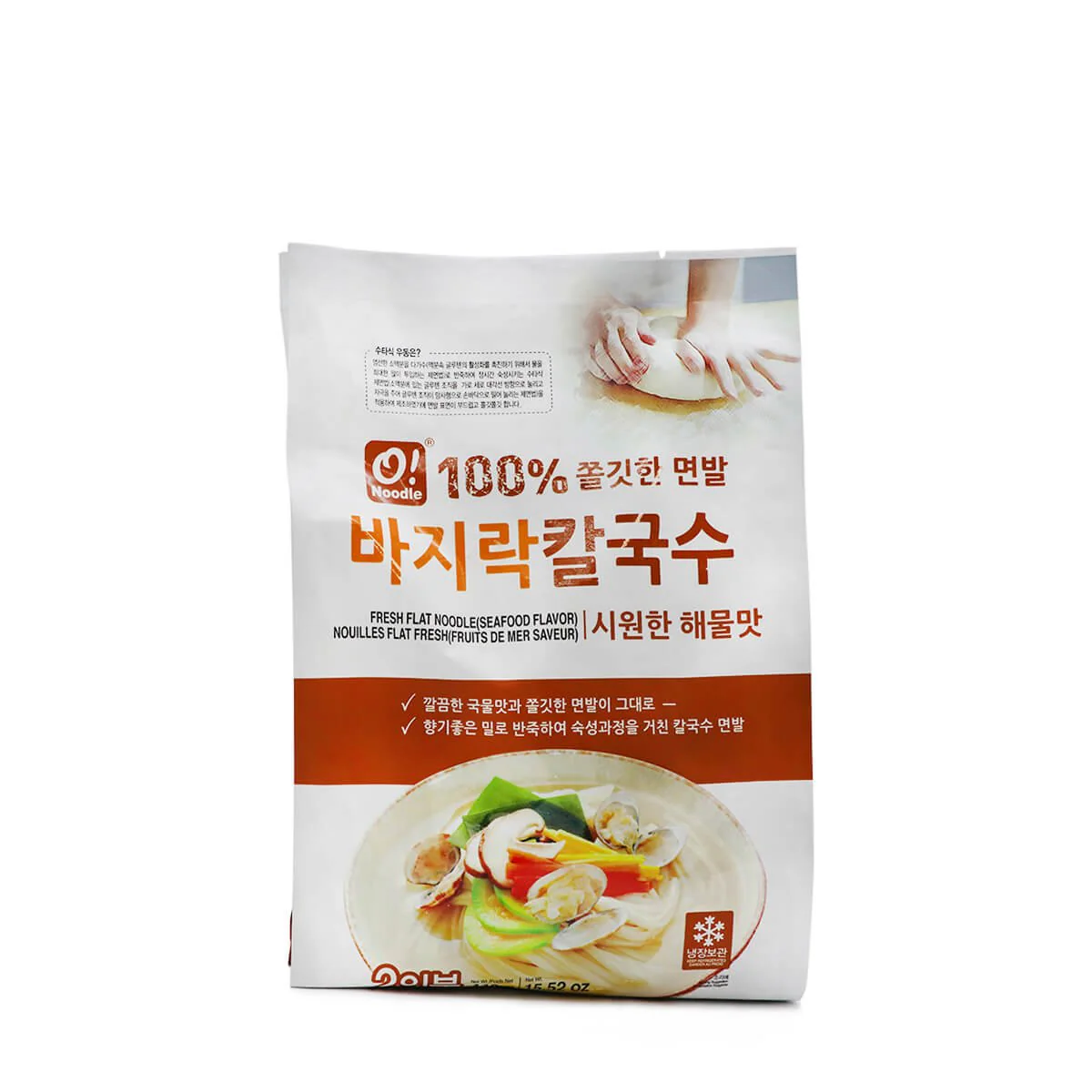 O! Noodle Fresh Flat Noodle (Seafood Flavor) 440g