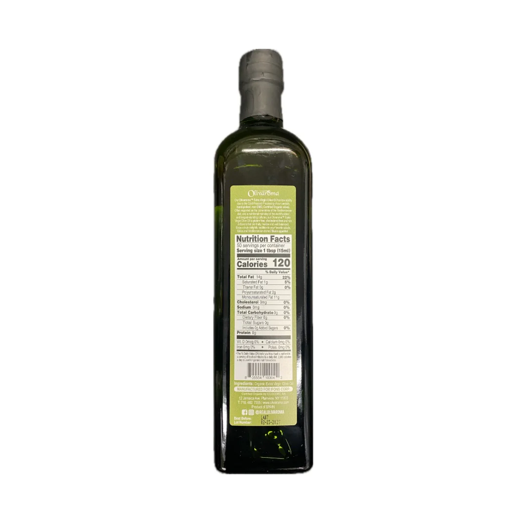 Olivaroma Organic Olive Oil 750ml - Image 2